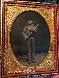 ID'd Civil War Ambrotype Pair Delaware Military Academy likely had CW service