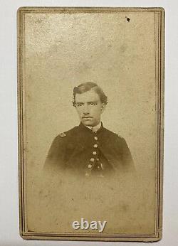 ID'd Civil War CDV Capt. Samuel Bolton, 34th New Jersey Inf. Died Of Disease