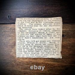 ID'd Civil War Soldier Henry Cady SGT 4th Massachusetts Cavalry CDV Photo 1860s