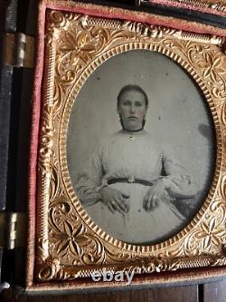 ID'd Civil War Soldier & Wife Missouri or Arkansas, 1860s Photo Lot
