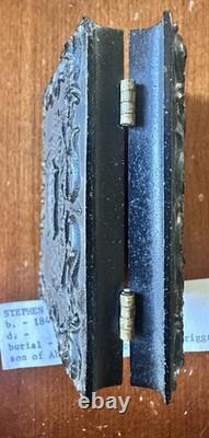 ID'd Man in Patriotic Case Died of Measles Civil War 1/9 Tintype Photo Soldier