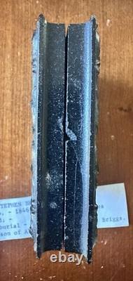 ID'd Man in Patriotic Case Died of Measles Civil War 1/9 Tintype Photo Soldier