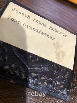 ID'd Texas Boy Joseph Young Roberts 1860s Civil War Era Tintype Photo