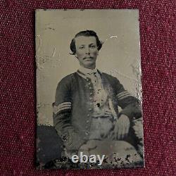 IOWA STATE ARMY Tintypes and ID Documents Post Civil War