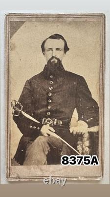 Id'd Confederate Soldier 1st Tennessee Heavy Artillery CIVIL War CDV Photo