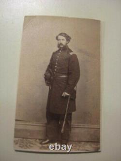 Ided 61st Ny Volunteers CIVIL War CDV Captain Henry C Williams 61st Ny Vols