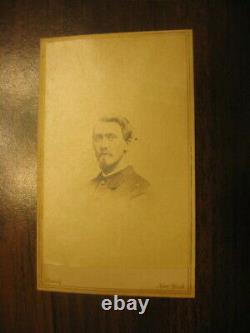 Ided CIVIL War Soldier CDV Photo Lt. L. G. Mccauley Co. C 7th Penn. Reserves