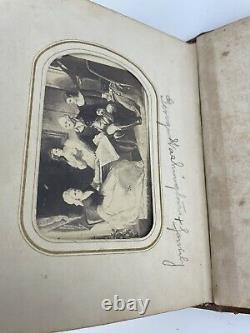 Identified Wounded Civil War Soldier Discharge Paper, CDV Photo & Picture Album