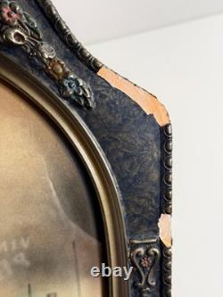 Incredible Hand-Painted Civil War Union Soldier Photo in Frame Ironclad WOW