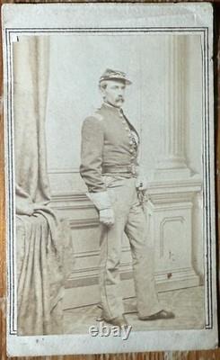 Ink signed Civil War CDV Scott's 900/11th New York CDV Cavalry, by Matthew Brady