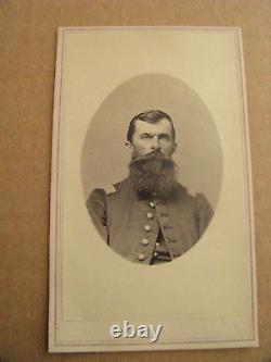 Iowa CIVIL War Soldier CDV Identified 31st Infantry Maquoketa