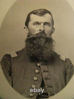 Iowa CIVIL War Soldier CDV Identified 31st Infantry Maquoketa