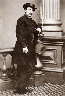 JOHN WILKES BOOTH CDV, c. 1865 / CIVIL WAR PHOTO / LINCOLN KILLER unknown