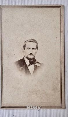 Jasper Gardner KIA 47th PA Infantry Civil War Soldier 1860s CDV Photo Mourning
