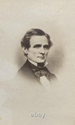Jefferson Davis Confederate Civil War President CDV