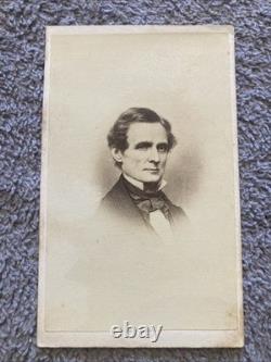 Jefferson Davis Confederate Civil War President CDV