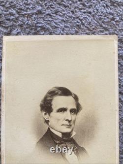 Jefferson Davis Confederate Civil War President CDV
