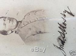 John Singleton Mosby Confederate Civil War Signed Photograph CDV rare
