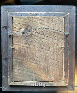 Large Tintype 1860s Civil War Soldier Zouave in Walnut Wall Frame Antique Photo