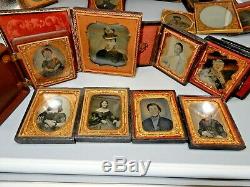 Lifelong Collection TINTYPE & antique photos, albums, frames 150 pc Civil War