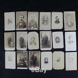 Lifetime Collection Civil War Era CdV & Tin Type Photos Lot withNotables 187 Total