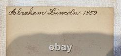 Lincoln CIVIL War CDV In A. P. Critchlow 1/6 Union Case Blank Ruby Ambrotype Plat