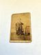 Little Person Civil War Cdv Hanover Pennsylvania Awesome Eagle Back Stamp