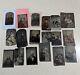 Lot 18 Antique Tintype Photos Civil War 1890 Women Men Children Victorian