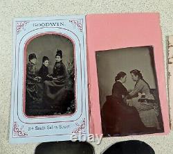 Lot 18 Antique TINTYPE Photos Civil War 1890 Women Men Children Victorian