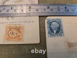 Lot 7 Civil War 1860s CDV Tintype Tax Stamp Stiles Armsbury NY Gem Portrait