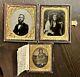 Lot Clark Family Antique Photos Tintypes Ambrotype Id'd 1860s Civil War Vet