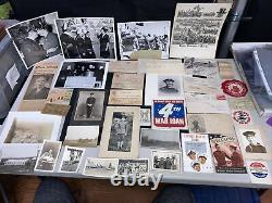 Lot Photo/Cabinet Card/Army/Navy Military WWI WWII Civil War Soldier Press Draft