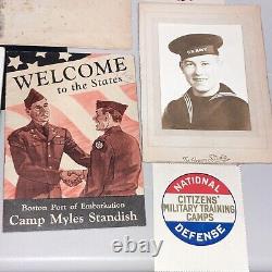 Lot Photo/Cabinet Card/Army/Navy Military WWI WWII Civil War Soldier Press Draft