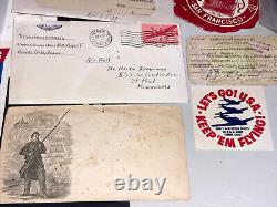 Lot Photo/Cabinet Card/Army/Navy Military WWI WWII Civil War Soldier Press Draft