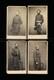 Lot Of 4 Civil War Generals All By Mathew Brady / 1860s Cdv Soldier Photos