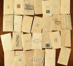 Lot of CDV Photos Civil War Era 1860s Some ID'd Tax Stamps