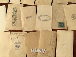 Lot of CDV Photos Civil War Era 1860s Some ID'd Tax Stamps