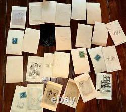 Lot of Tintypes & CDVs 1860s Tax Stamps