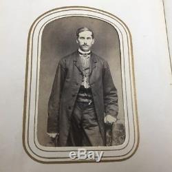 Lyons Clyde Baldwinsville Wayne County NY Civil War Era CDV Photo Album Lot