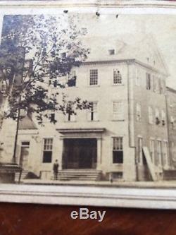 Marshall House Civil War Alexandria Va Virginia Elmer Ellsworth Cdv