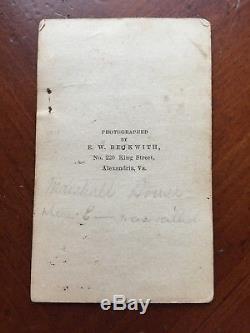 Marshall House Civil War Alexandria Va Virginia Elmer Ellsworth Cdv