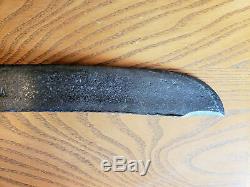 Massive Civil War Confederate Bowie Knife Marked Village Blacksmith