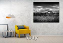 McPherson Farm Gettysburg Black and White Barn Civil War Lustre Photograph