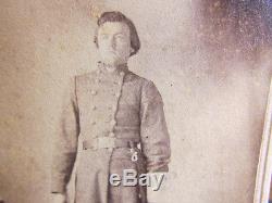 Missouri or Kentucky Confederate Civil War Cavalry officer cdv photograph