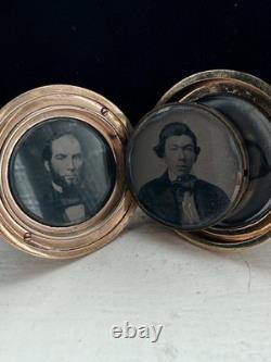 Museum Quality Fabulous Pristine Civil War Photo Locket daguerreotypes family