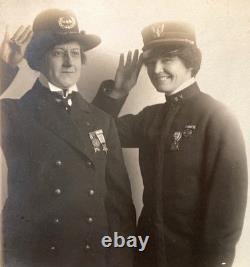 Museum Rare! 1905 Original CIVIL War Army Nurse & Sons Of Veterans Photo Rppc