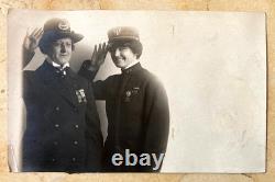 Museum Rare! 1905 Original CIVIL War Army Nurse & Sons Of Veterans Photo Rppc