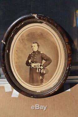 Named Civil War Union Officer Gen Edgar Mantlebert Gregory Framed Photo
