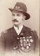 New York Guard Army Soldier Badges Medals Uniform Cabinet Card Photograph