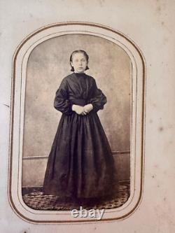 Newton New Jersey Family Album 48 CDV Tintype Photos Civil War Tax Stamps 1860s